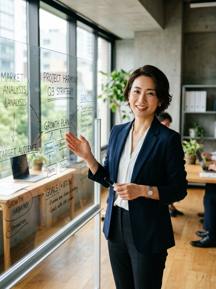 AI研修講師が登壇しているイメージ